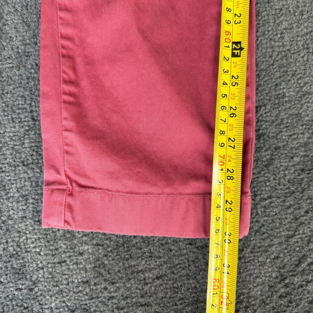 Brooks Brothers Red Fleece Mens Pink Salmon Chino Pants W36 L30 Slim Fit - Picture 9 of 10